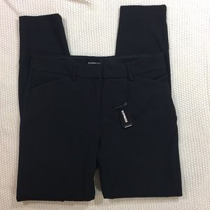Express Mid-Rise Skinny Black Pants